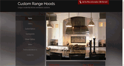 Desktop Screenshot of customrangehoods.ca